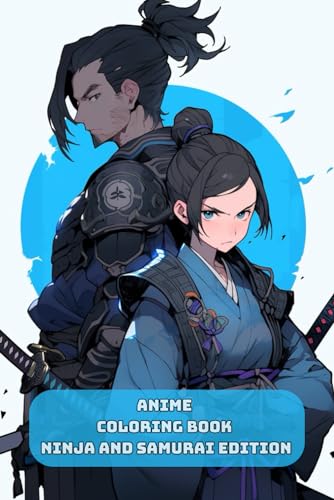 Anime Coloring Book For Adults: Ninja and Samurai Edition von Independently published